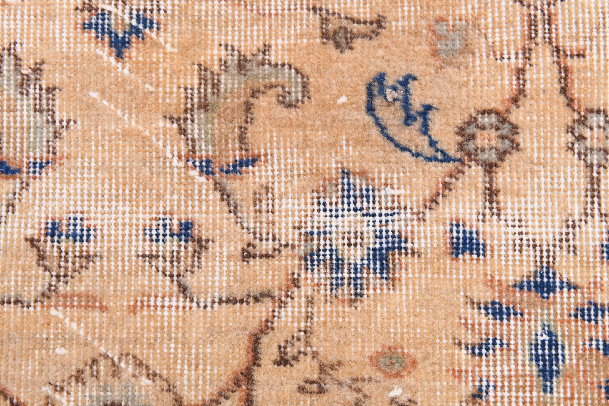 5x8 Rug For Farmhouse Room Blue Orange Vintage Rug, 162x262Cm SK 5165