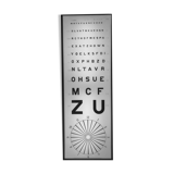 Vintage 1960 ophthalmic test lamp