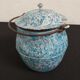 Enamelled pot