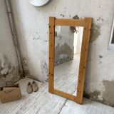 80s pine mirror