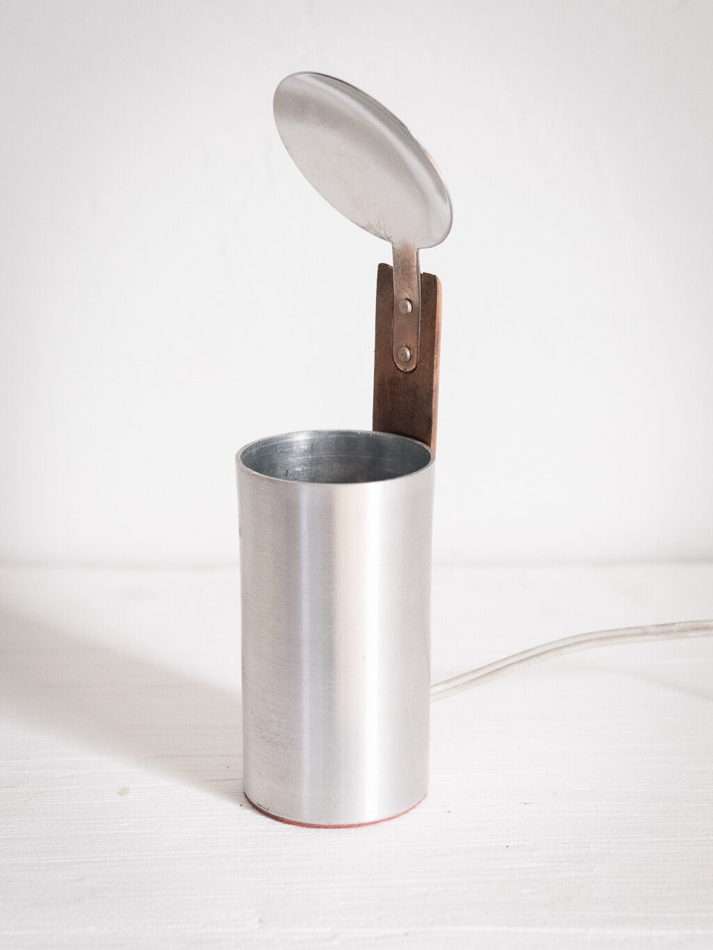 Vintage aluminum lamp