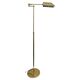 Adjustable swing-arm floor lamp Mid Century Modern in brass 1960s