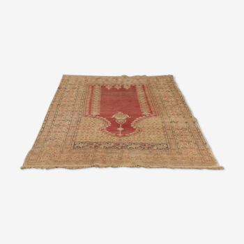 Tapis antique de niche anatolienne 1890-1900 130x190cm