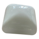 Applique murale plafonnier carré 20 cm verre opaline blanc