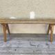 Old wooden school bench 50s