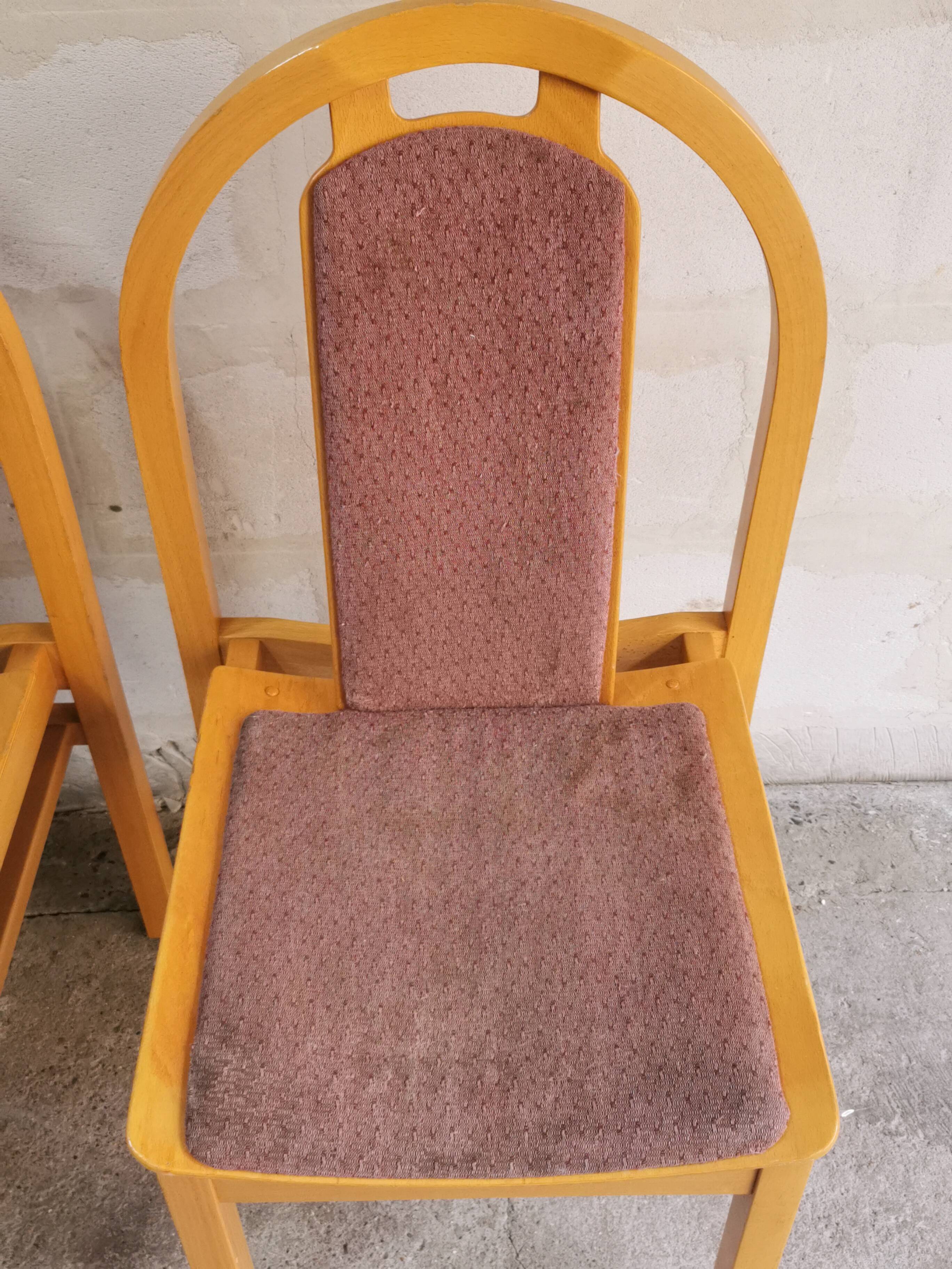 Pair of vintage Baumann Argos chairs Henri JULIEN