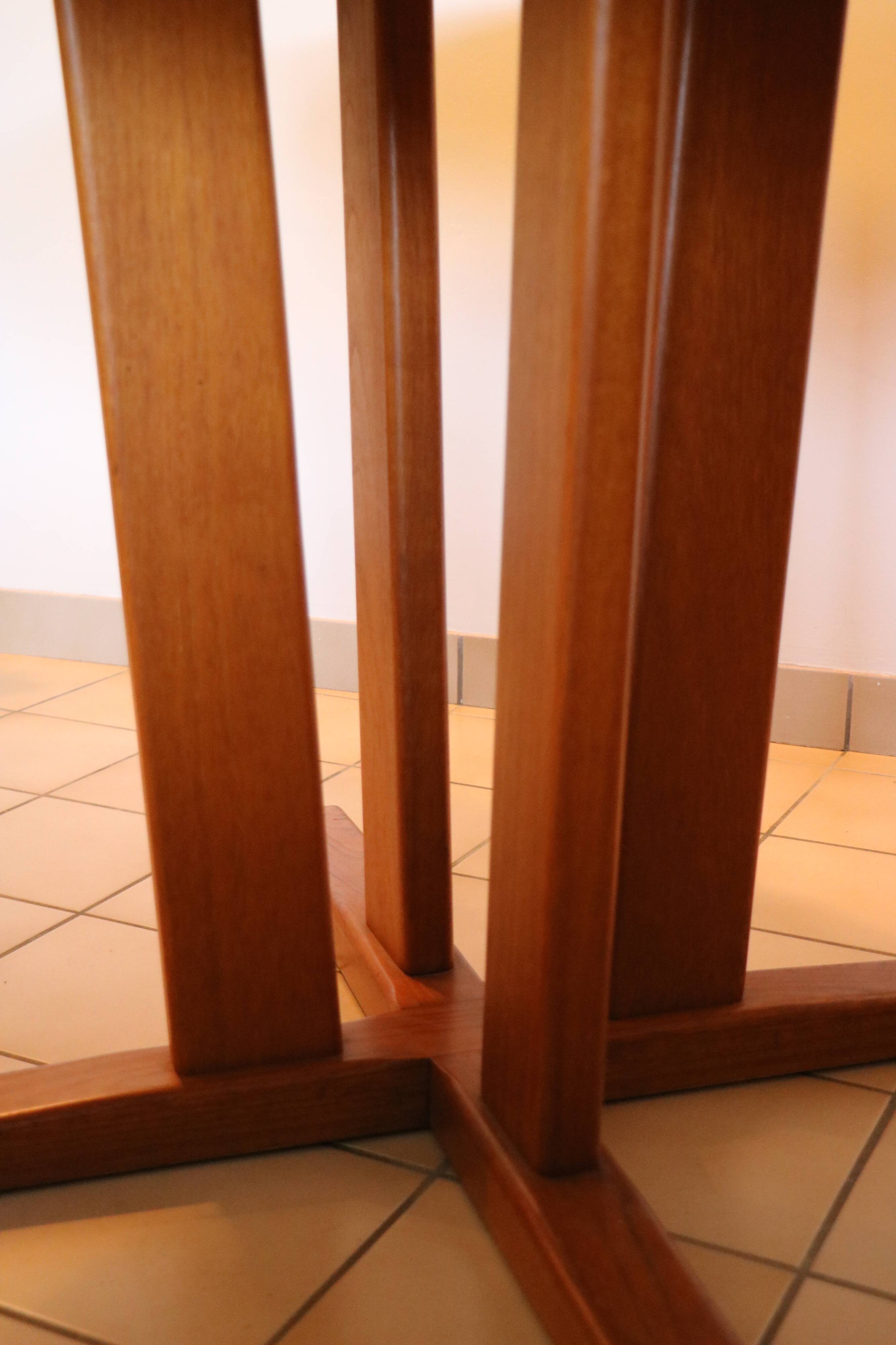 Extendable round table, teak, 1960