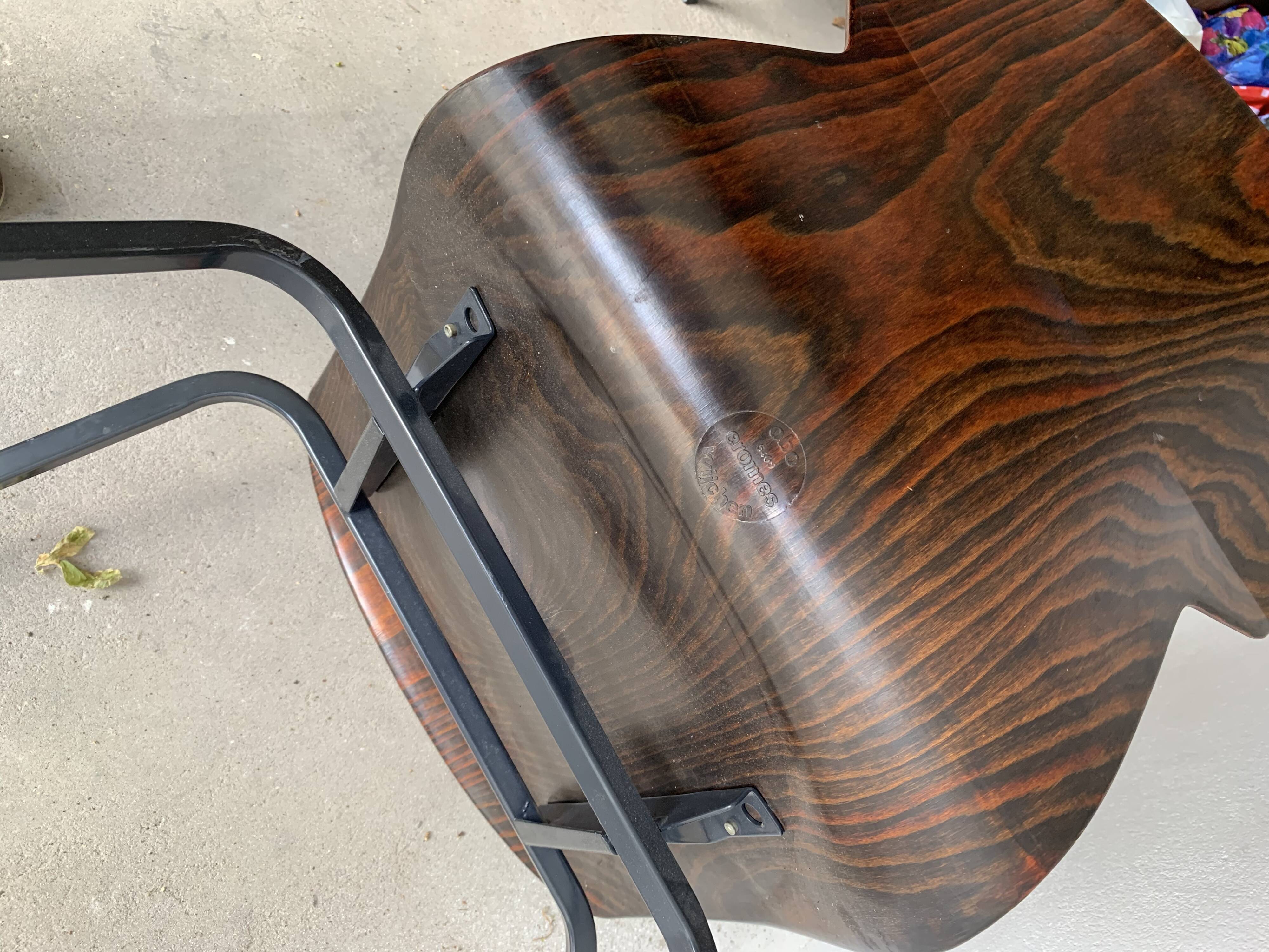 Set of 6 rosewood chairs Eromes