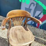 Tabouret de bar en bois courbé