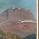Peinture Pierre Commarmond mountain landscape Alps Cordon Pointe Percée Sallanches Savoie