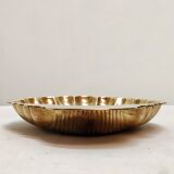 Brass tray in the shape of a shell. Spain, 1970s.