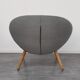Fauteuil bolia philippa gris