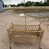Wicker baby bed
