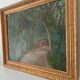 Oil painting by René Férréol Ringenbach "Chailluz Forest"
