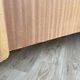 Vintage Mid-Century brass sabot ministerial/management desk