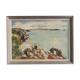 Painting on canvas framed landscape sea