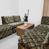 Vintage design modular lounge sofa 'Checkered'