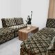 Vintage design modular lounge sofa 'Checkered'
