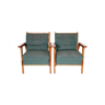 Set of two retro armchairs, 1950