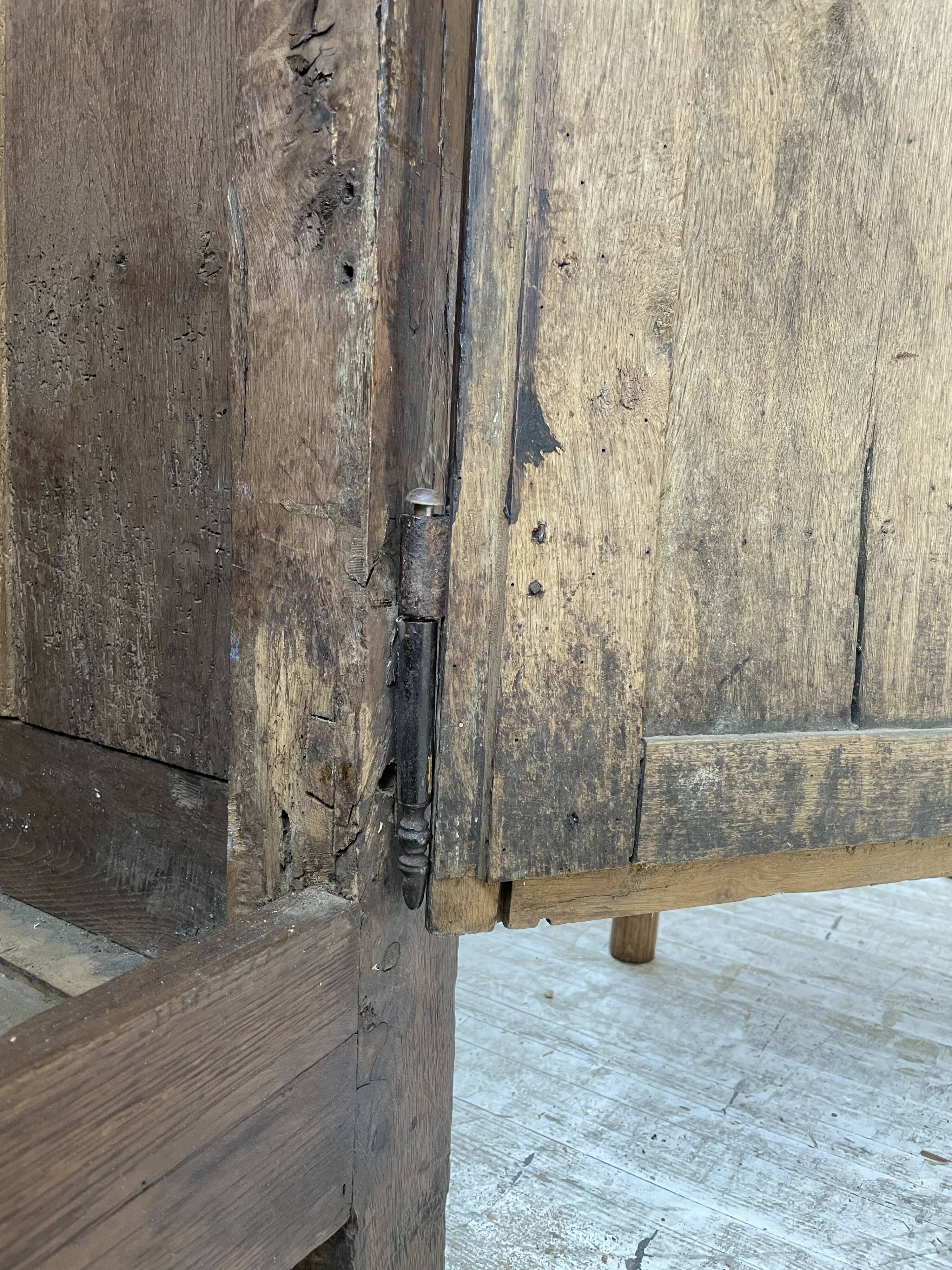 Savoyard solid oak cabinet XVIIIth