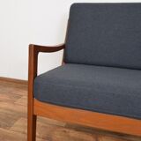 Danish teak Senator sofa by Ole Wanscher for Poul Jeppesens, 1950s