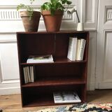 Library shelves vintage solid wood