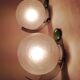 Pair of Murano glass wall light