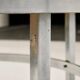 Table basse en acier avec plateau en pierre par Edel Hegedal pour L. Hjorth