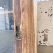 XXL industrial sideboard with glass doors