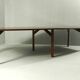 Large teak table, Denmark, 1980s