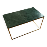 Green marble coffee table