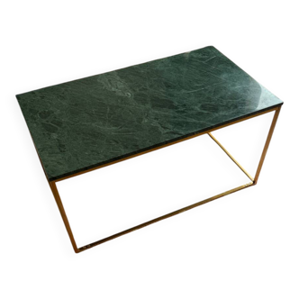 Green marble coffee table