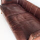 Vintage leather sofa. Edited by Mantellassi. Italy, 90s
