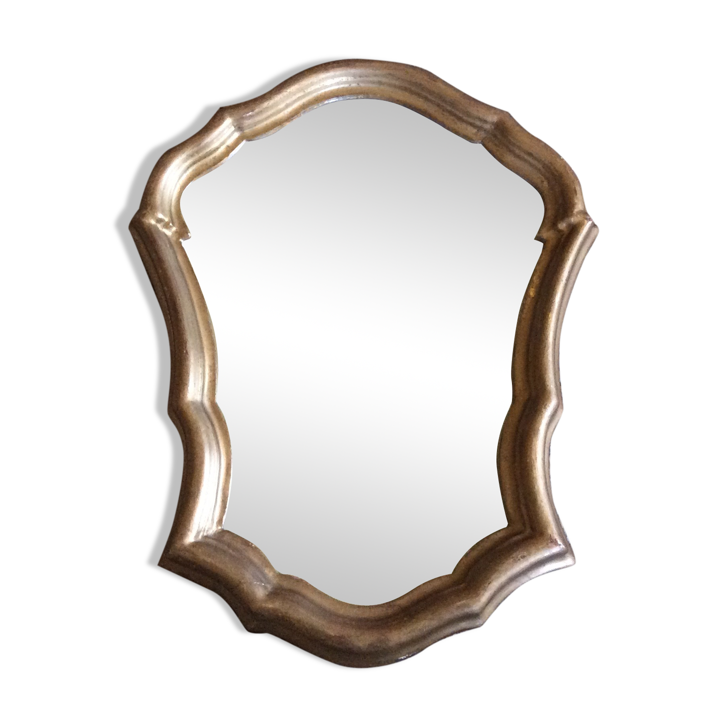 Gilded wooden mirror