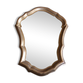 Gilded wooden mirror