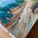Painting oil on canvas landscape