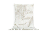 Pure natural wool Berber rug for your living room, size 150 x 250 cm.