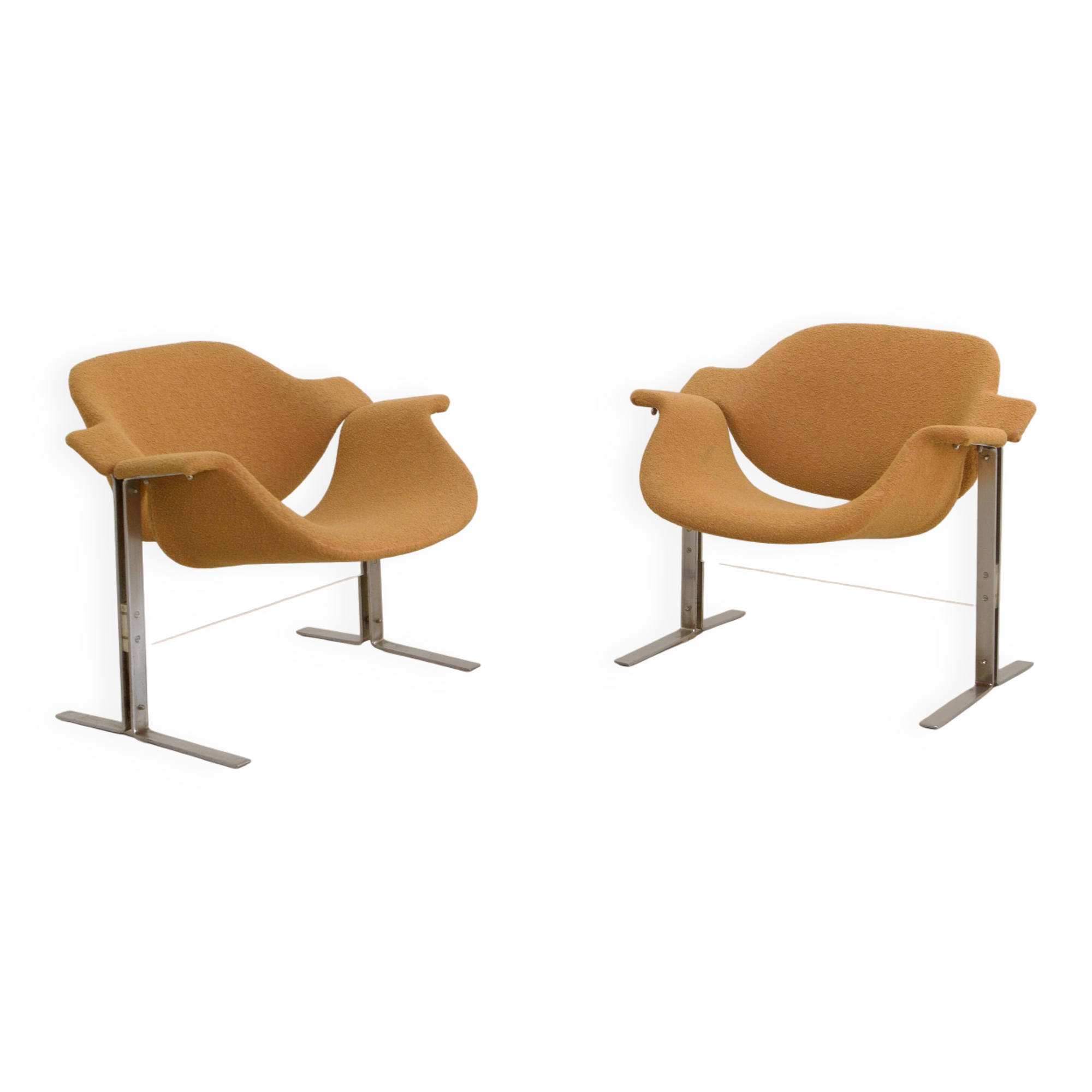 Pair of lounge chairs by Just B Meijer for Kembo 60's