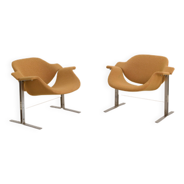 Paire de fauteuils lounge par Just B Meijer pour Kembo 60's