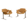 Pair of lounge chairs by Just B Meijer for Kembo 60's