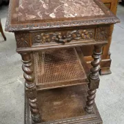 antique console shelf, in Renaissance style, made of solid wood