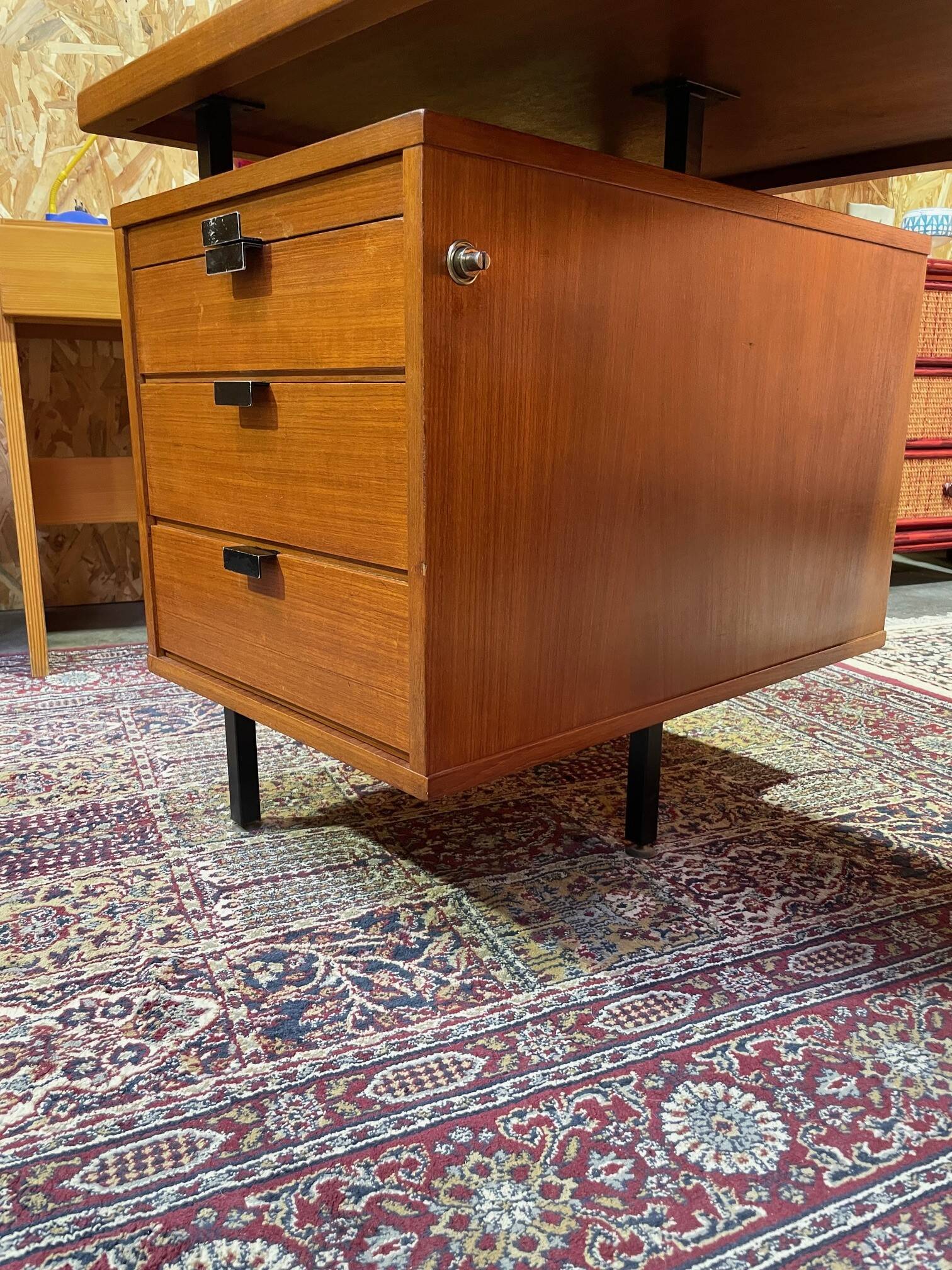 Bureau vintage par Jacques Hitier années 50