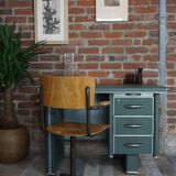 Strafor metal industrial desk 1950s
