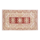1970s Turkish Oushak Handmade Wool Cotton Red Area Rug 115x192