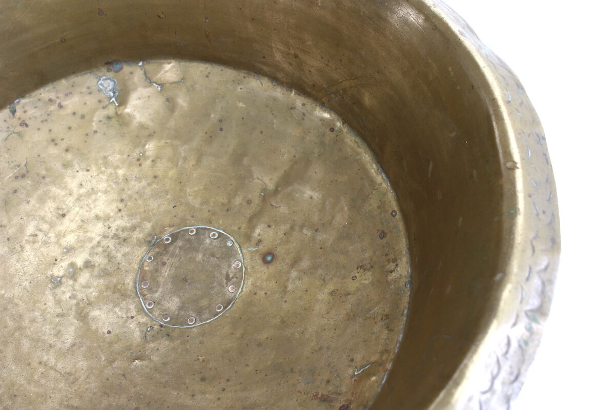 Brass basin
