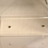 Plexiglass and metal dore magazine holders