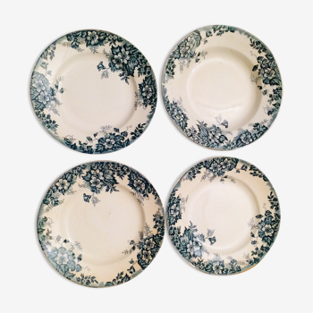 Lot de 4 assiettes Marie-Louise