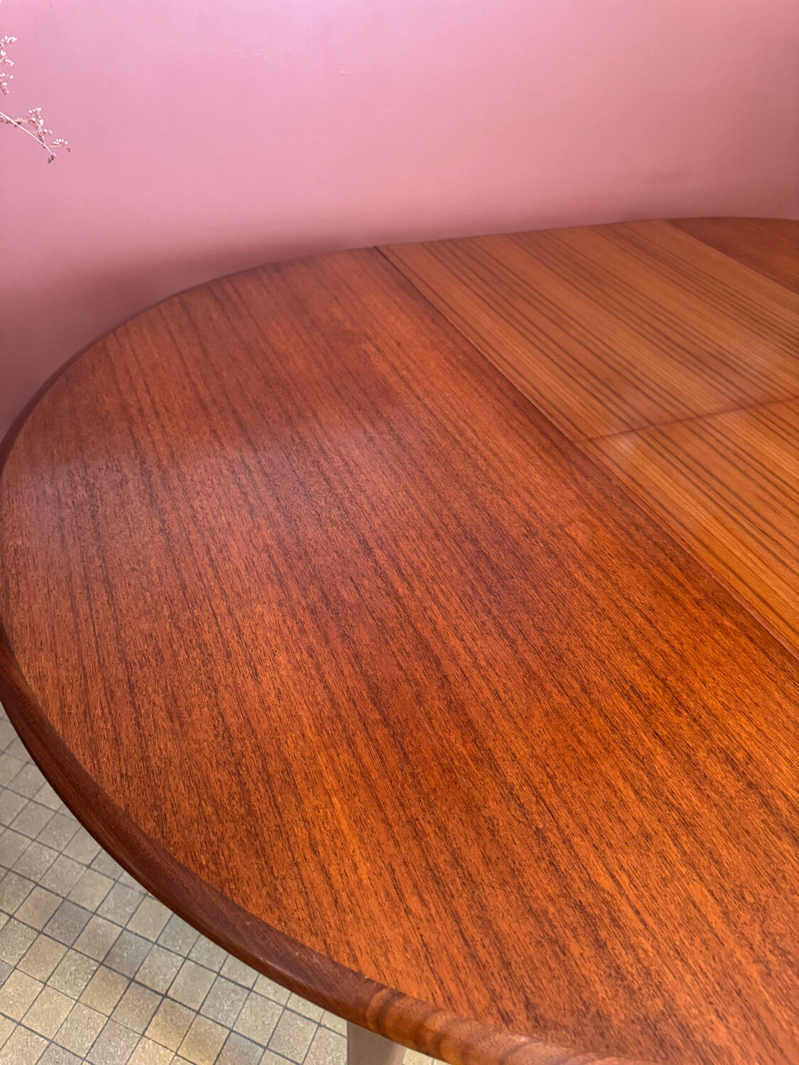 Teak dining table