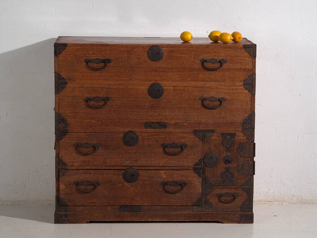 Original Japanese Tansu chest, Edo/Meiji period (circa 1850-1890) #39
