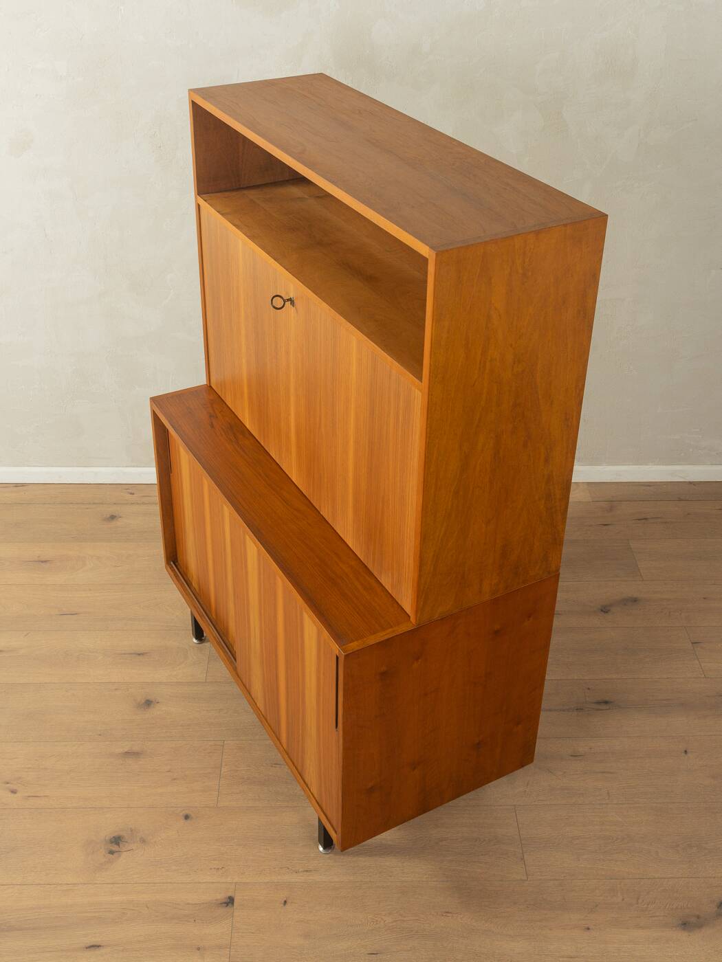 Purist two-piece secretary from the 1950s